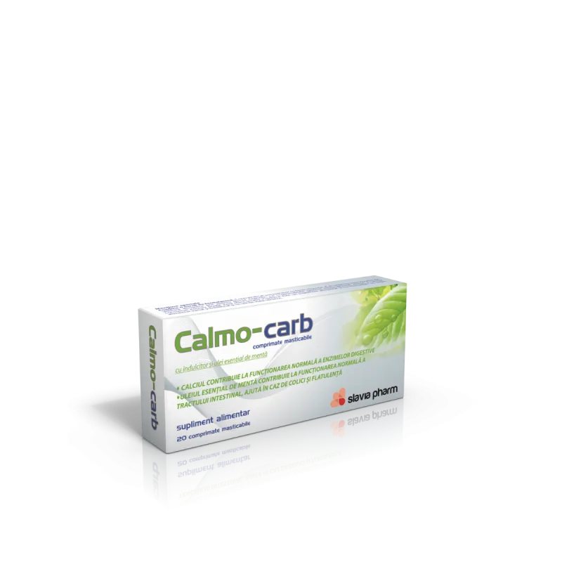 Calmo-carb, 2 blistere x 10 comprimate masticabile, Slavia Pharm — preț și oferte