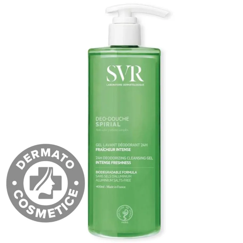 Gel de dus deodorant Spirial Deo Douche, 400ml, SVR — preț și oferte