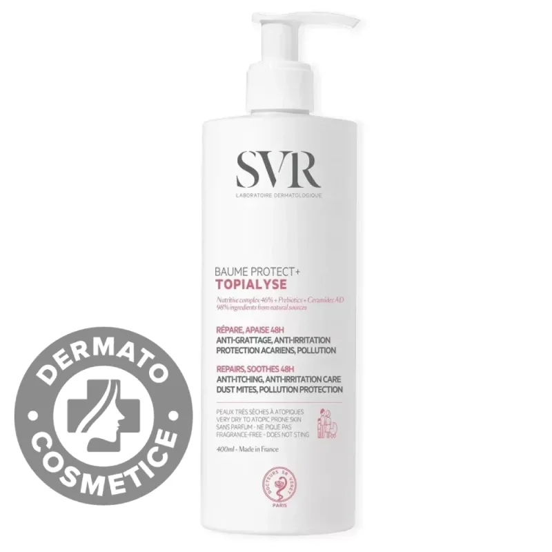 Balsam de corp Topialyse Baume Protect +, 400ml, SVR — preț și oferte