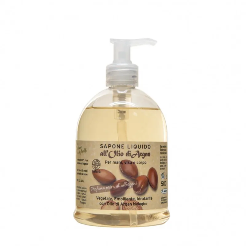 Sapun lichid vegetal hidratant si emolient cu ulei de argan, 500ml, Florinda — preț și oferte