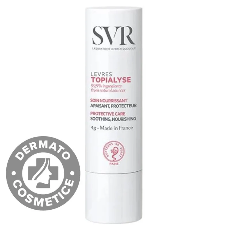 Balsam stick de buze Topilayse, 4g, SVR — preț și oferte