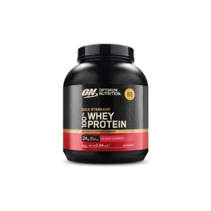 Pudra proteica proteine din zer 100% whey gold standard Capsuni, 2.04kg, Optimum Nutrition