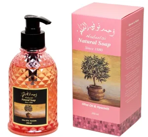 Sapun lichid cu ulei de masline si ulei de zambila, 250ml, Nabulsi