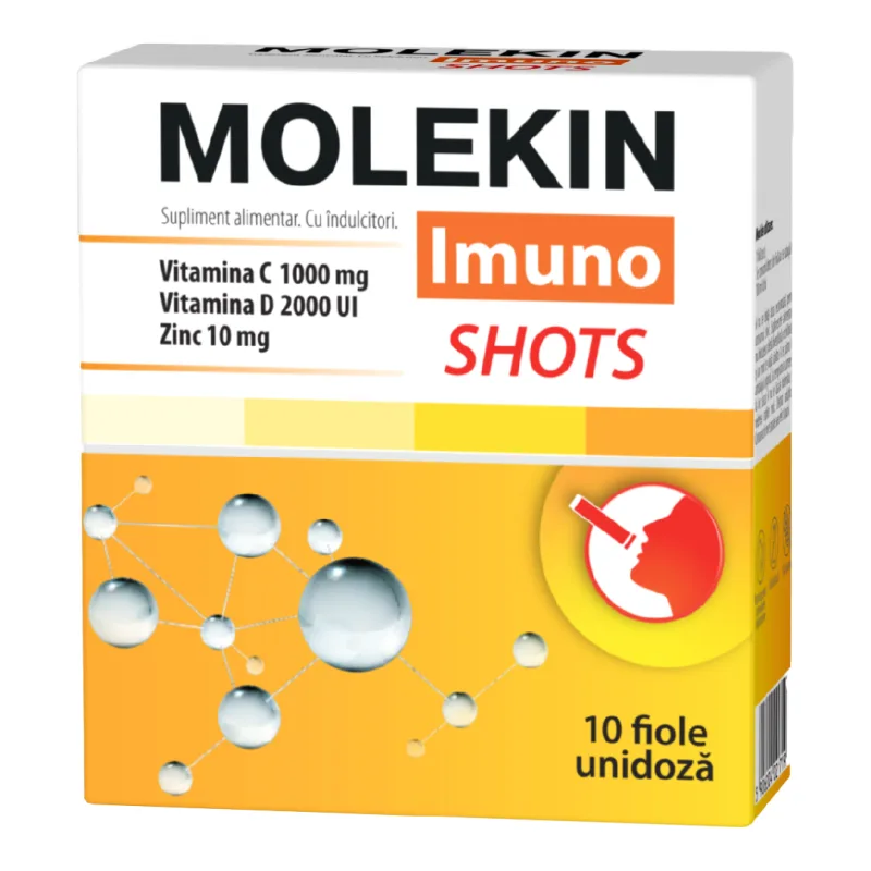Molekin Imuno Shots, 10 fiole unidoza, Zdrovit — preț și oferte