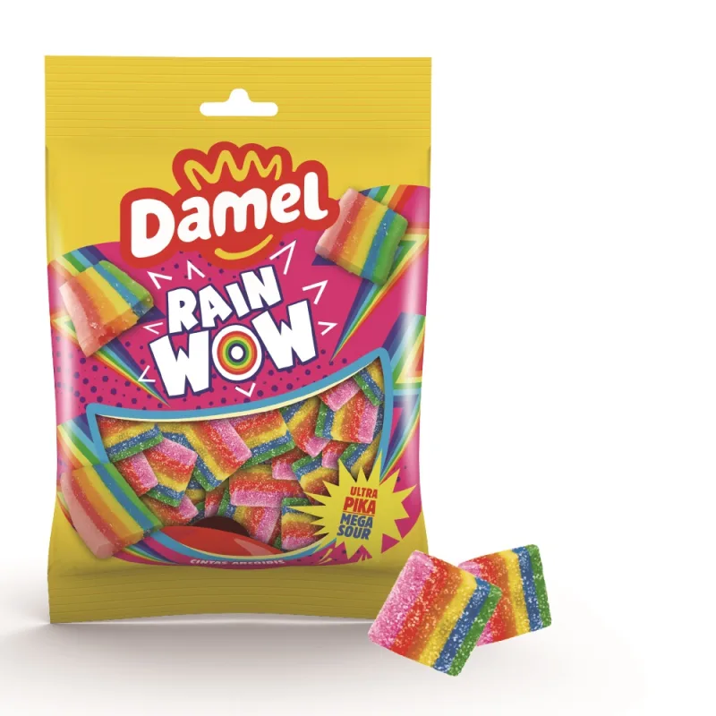 Jeleuri gumate acrisoare Rainwow, 80g, Damel — preț și oferte