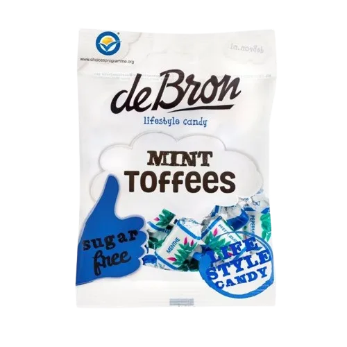 Caramele moi cu aroma de menta fara zahar si fara gluten, 90g, Debron — preț și oferte