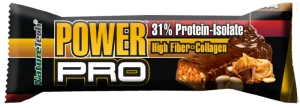 Baton energizant cu unt de arahide Power Pro, 80g, Nature Tech