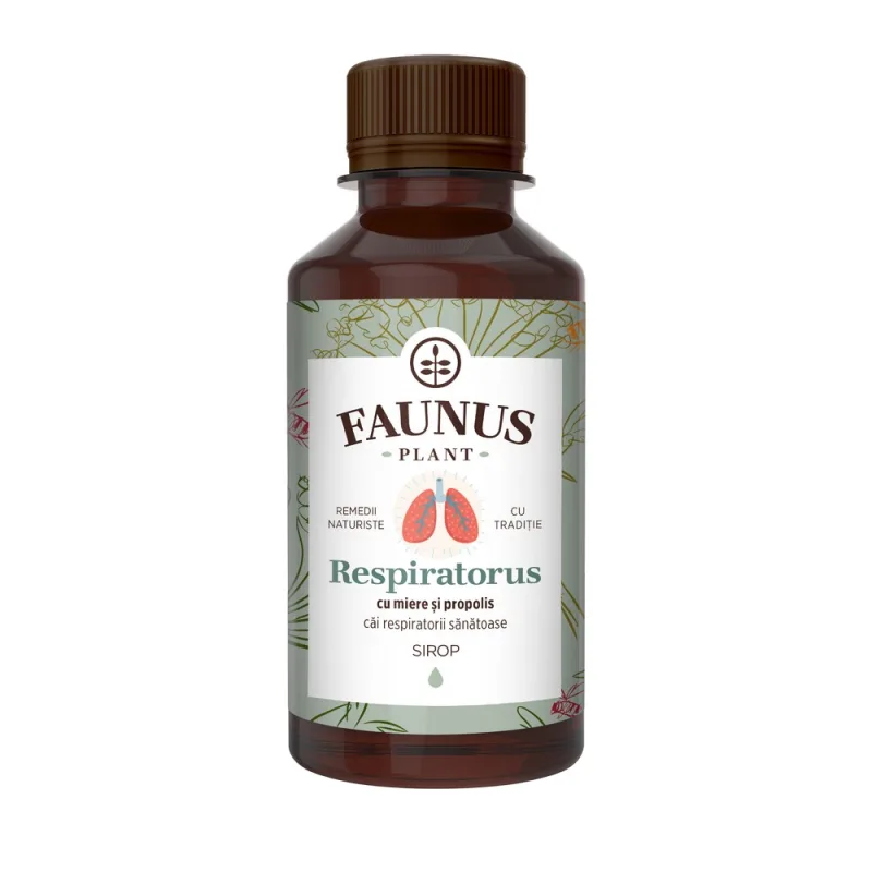 Sirop pentru cai respiratorii Respiratorus, 200ml, Faunus Plant — preț și oferte