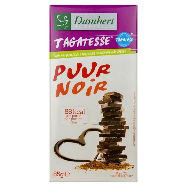 Ciocolata neagra fara zahar, 85g, Damhert — preț și oferte