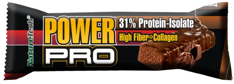 Baton energizant cu crema de ciocolata Power Pro, 80g, Nature Tech — preț și oferte