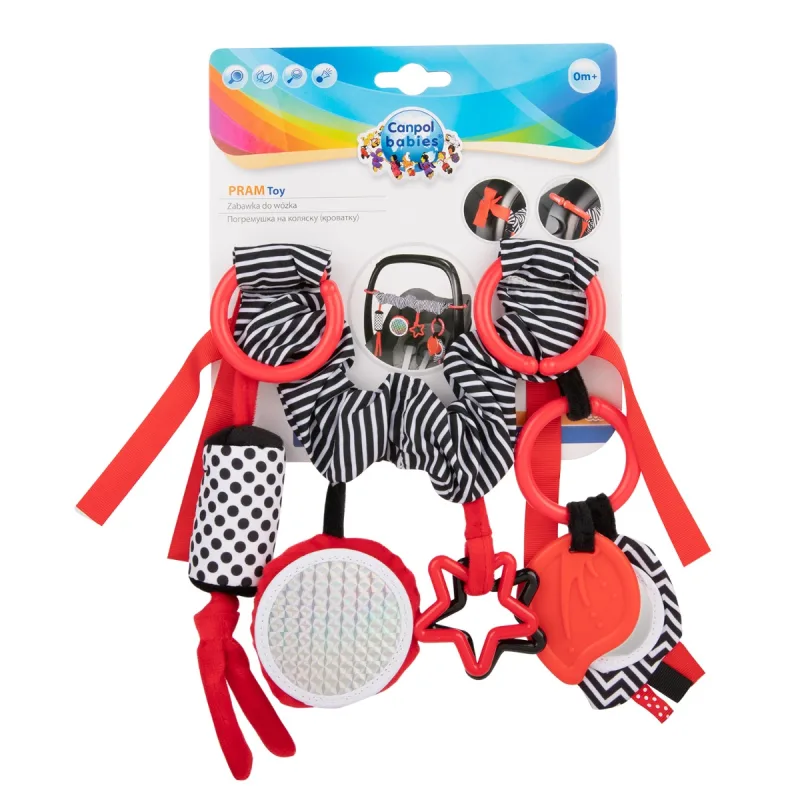 Jucarie pentru patut sau carucior Sensory Toys, 1 bucata, Canpol babies — preț și oferte
