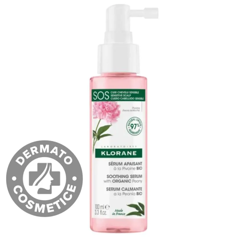 Ser calmant cu extract de bujor, 100ml, Klorane — preț și oferte