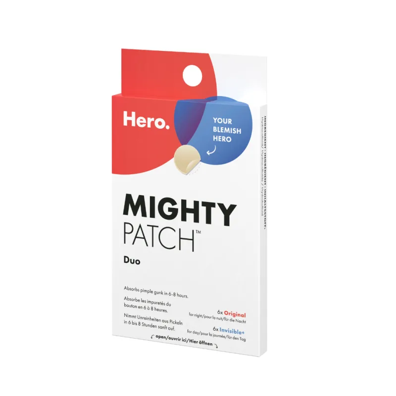 Plasturi pentru tratarea cosurilor Mighty Patch Duo, 12 bucati, Hero — preț și oferte