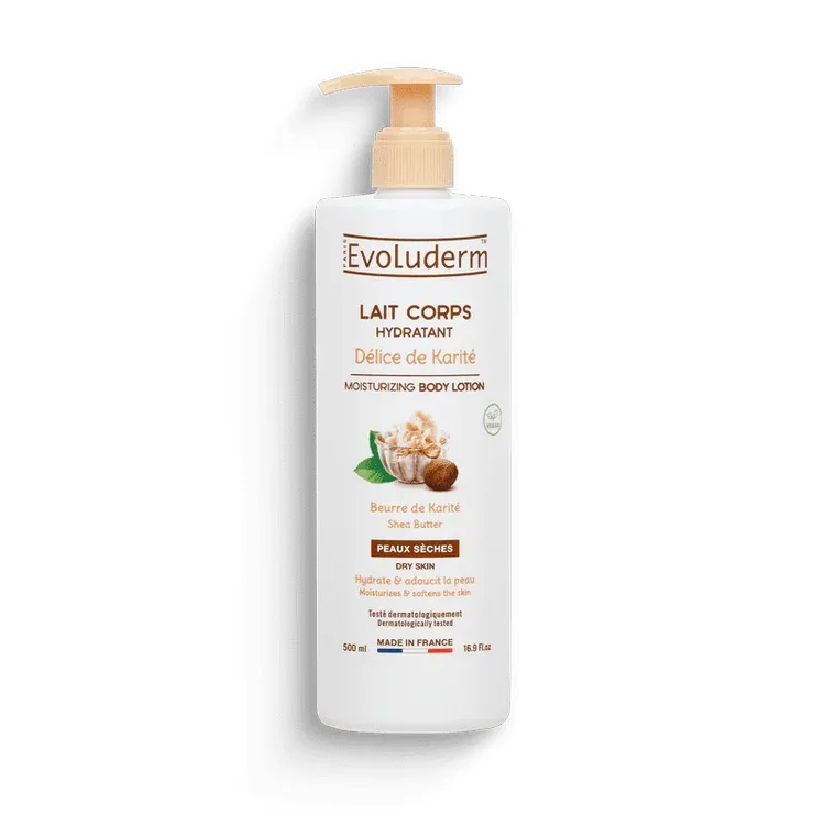 Lapte de corp hidratant Délice de Karité, 500ml, Evoluderm — preț și oferte