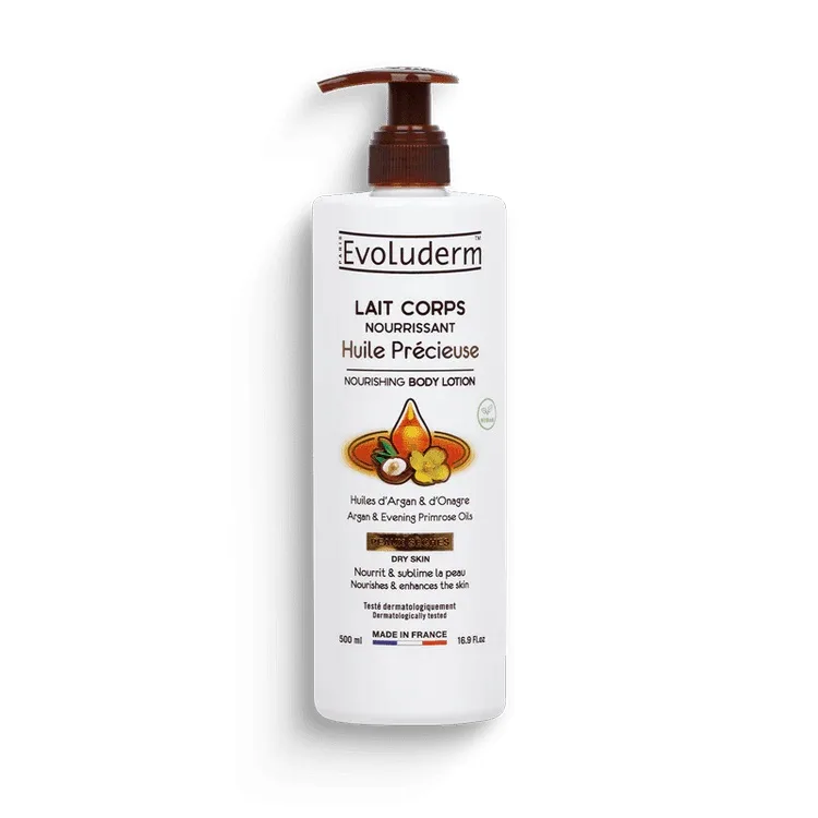 Lapte de corp reparator Huile Précieuse, 500ml, Evoluderm — preț și oferte
