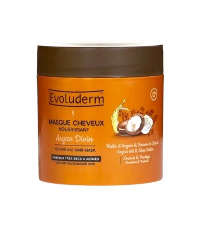 Masca pentru par hranitoare Argan Divin, 500ml, Evoluderm — preț și oferte