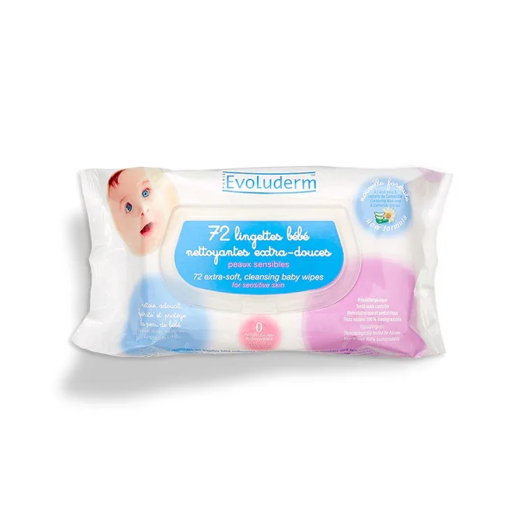 Servetele umede pentru curatarea bebelusului, 72 bucati, Evoluderm — preț și oferte