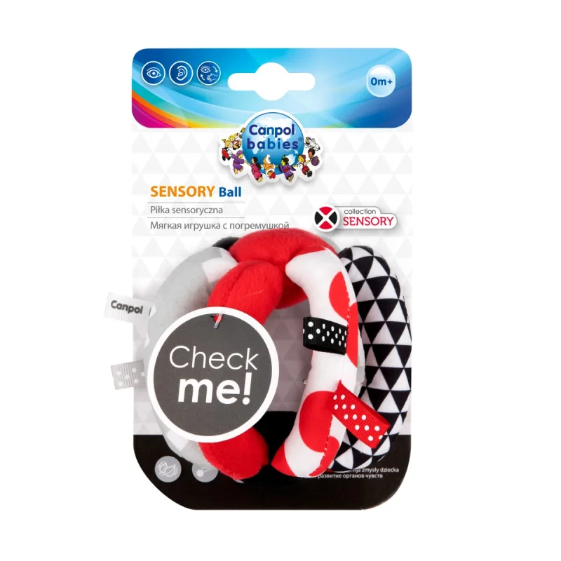 Minge educativa pentru +0 luni Sensory Toys, 1 bucata, Canpol babies — preț și oferte