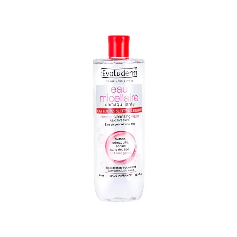 Apa micelara pentru demachierea tenului predispus la roseata, 500ml, Evoluderm — preț și oferte