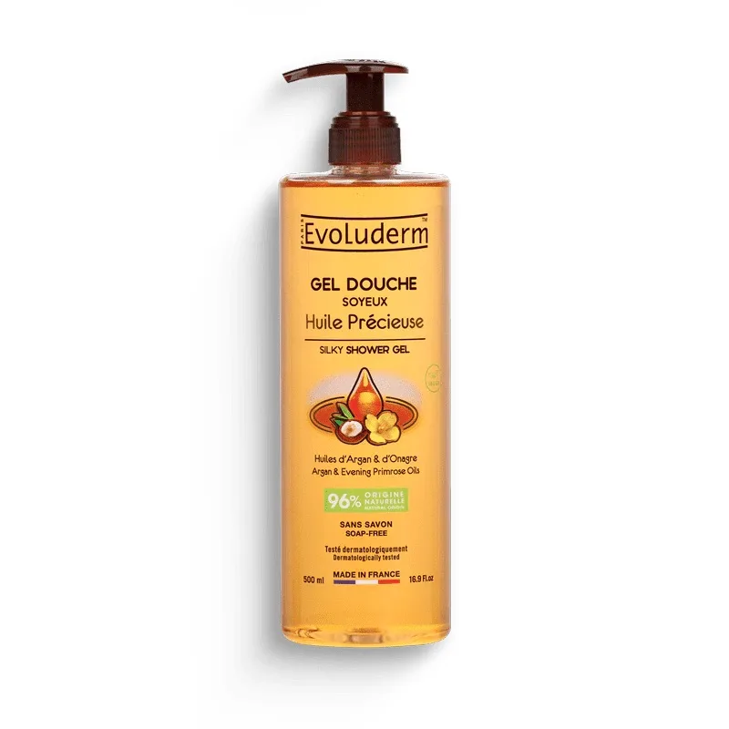 Gel de dus reparator Huile Précieuse, 500ml, Evoluderm — preț și oferte