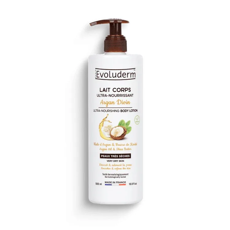 Lapte de corp ultra-hranitor Argan Divin, 500ml, Evoluderm — preț și oferte