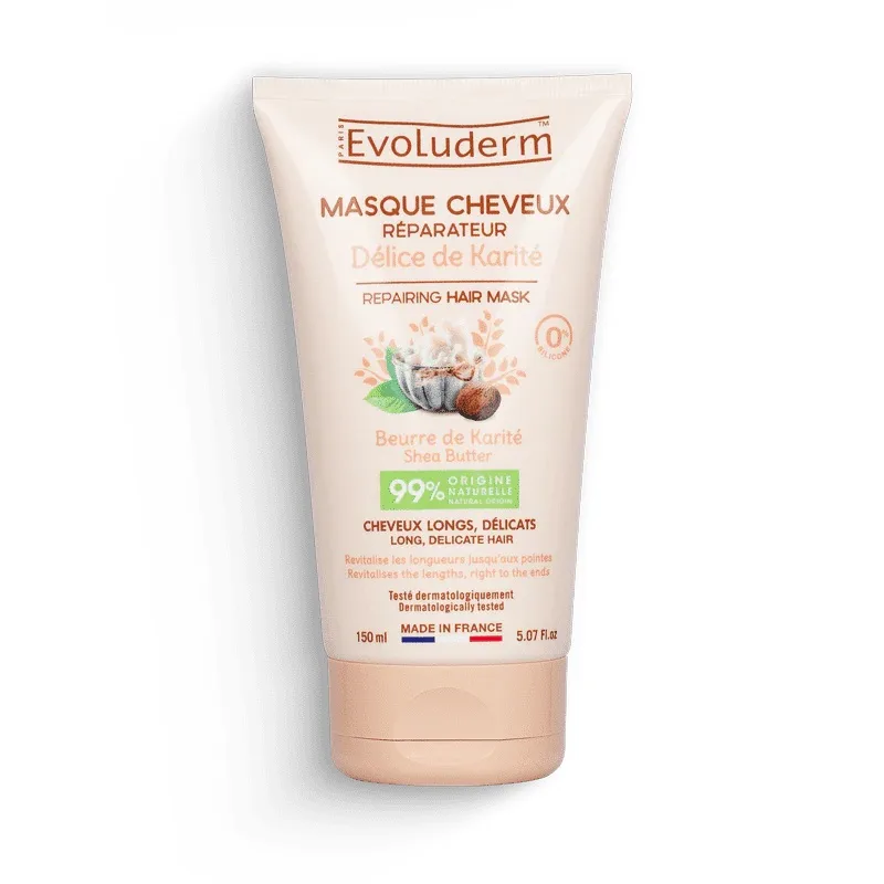 Masca pentru par reparatoare Délice de Karité, 150ml, Evoluderm — preț și oferte