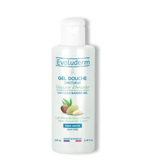 Gel de dus cremos Douceur d’Amande, 100ml, Evoluderm