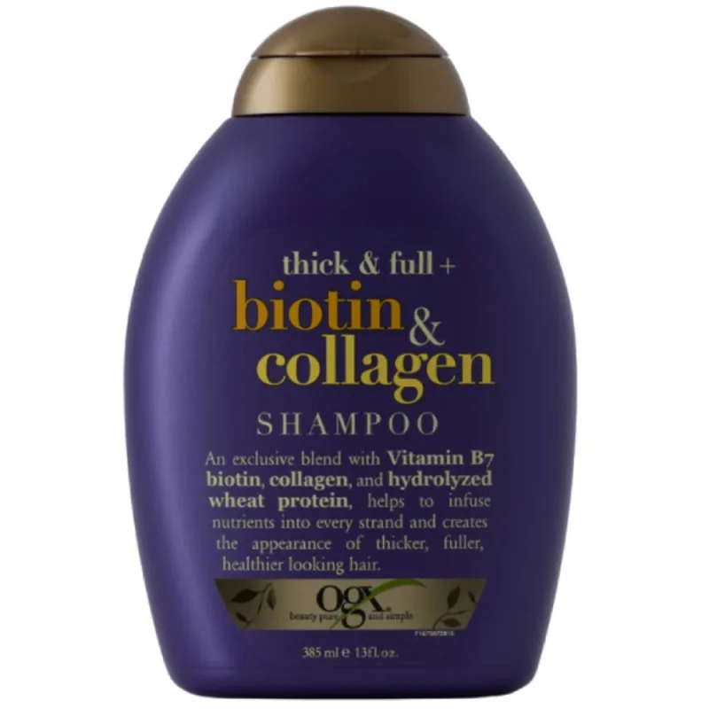 Sampon pentru par lipsit de volume si densitate Biotin&Collagen, 385ml, OGX — preț și oferte