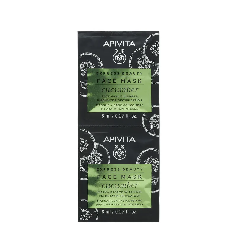 Apivita Express Masca castravete, 2 x 8ml — preț și oferte