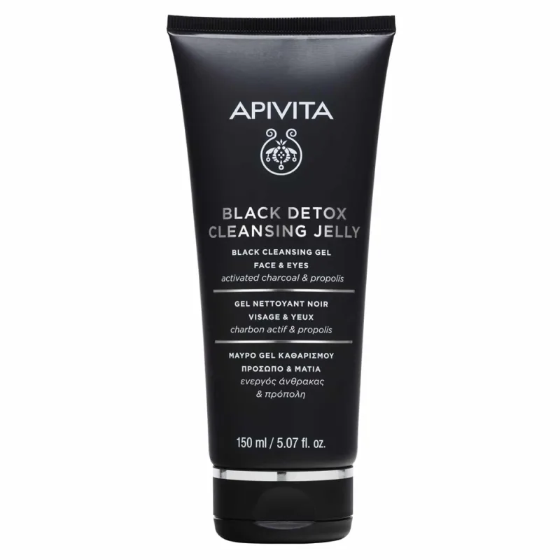 Apivita Gel de curatare detoxifiant cu propolis si carbune activ, 150ml — preț și oferte