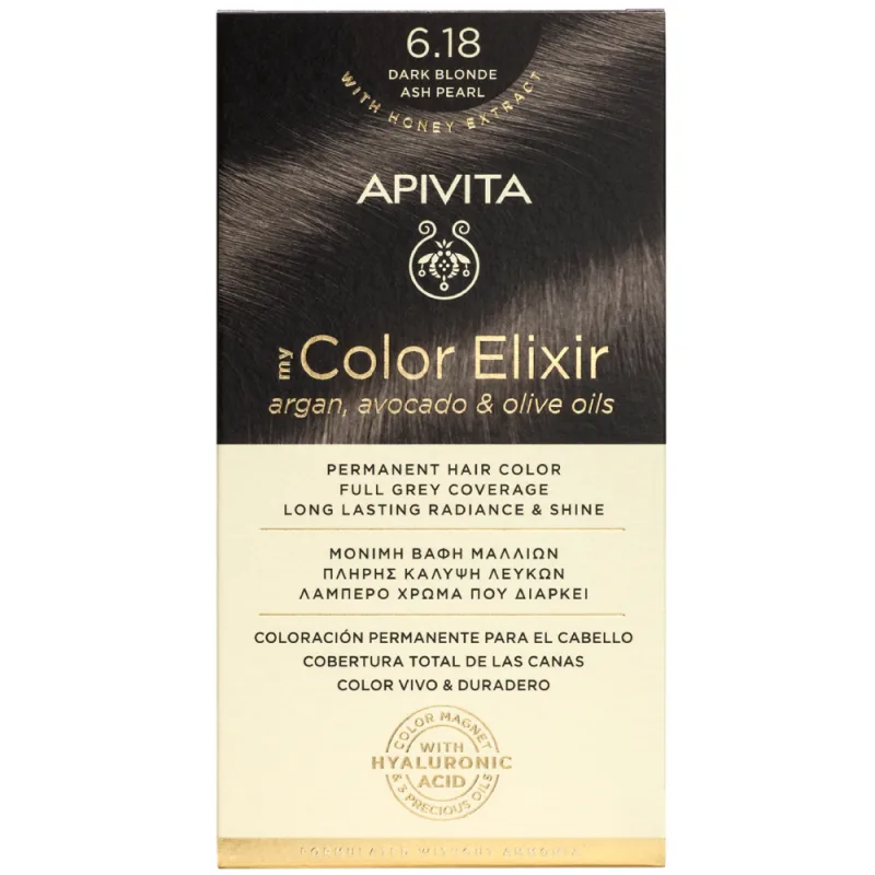 Apivita My Color Elixir Vopsea de par, N6.18 — preț și oferte