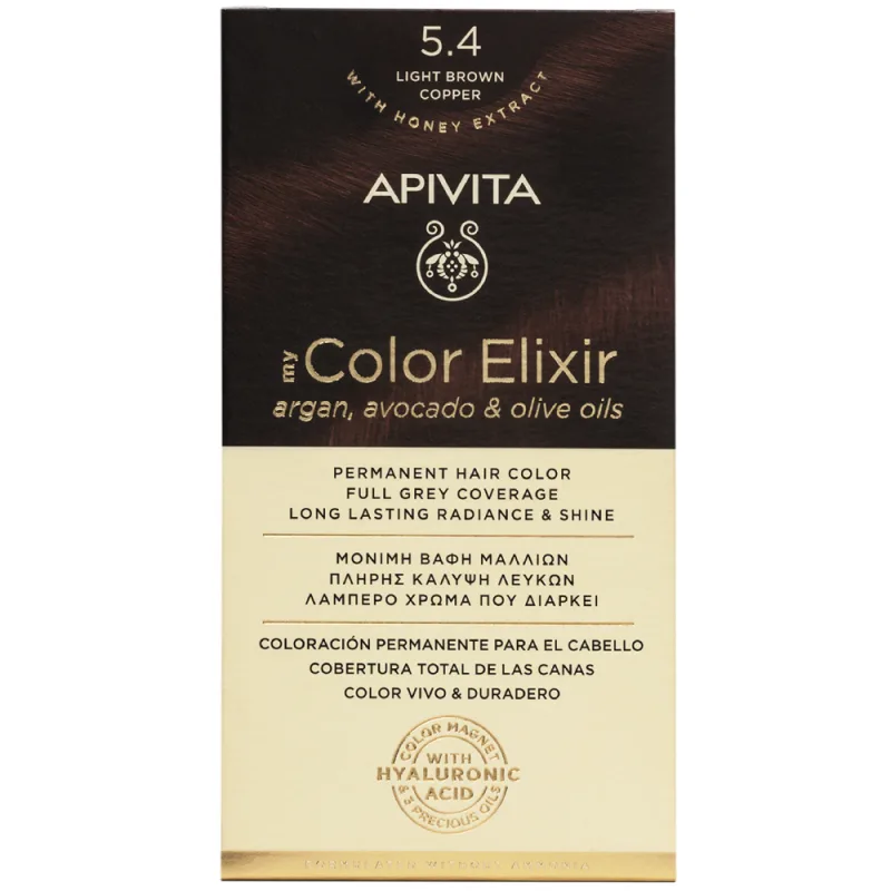 Apivita My Color Elixir Vopsea de par, N5.4 — preț și oferte