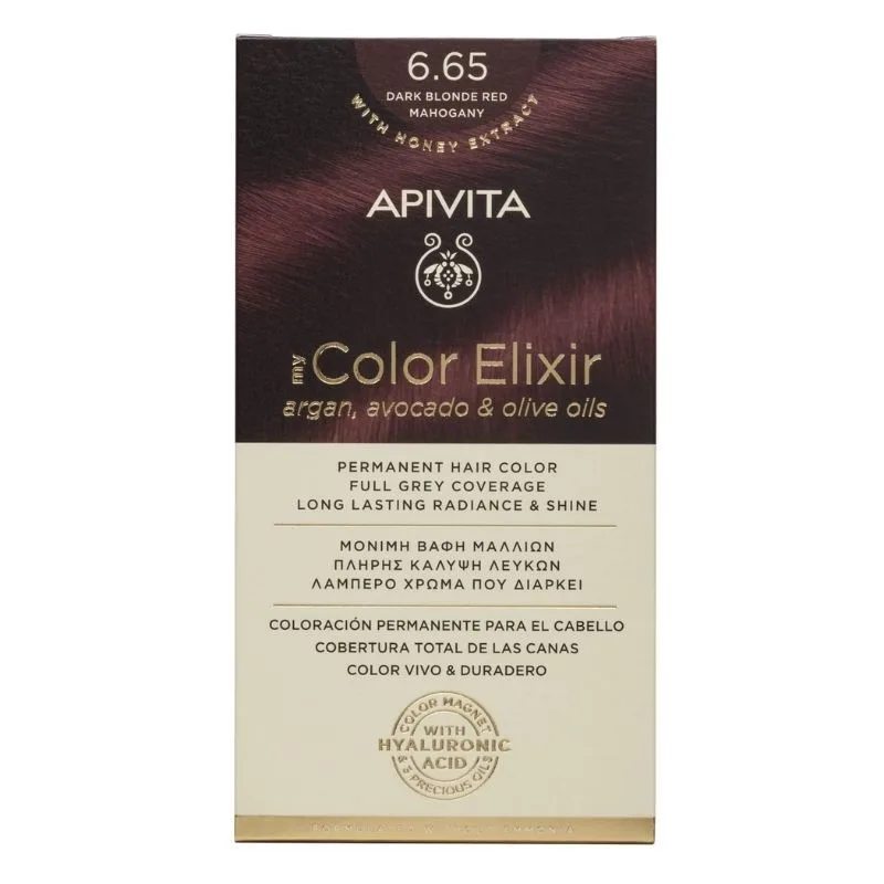 Apivita My Color Elixir Vopsea de par, N6.65 — preț și oferte