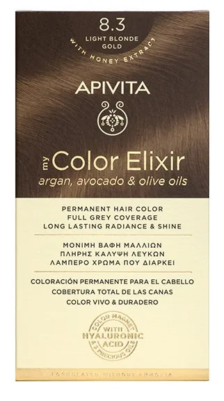 Apivita My Color Elixir Vopsea de par, N8.3 — preț și oferte