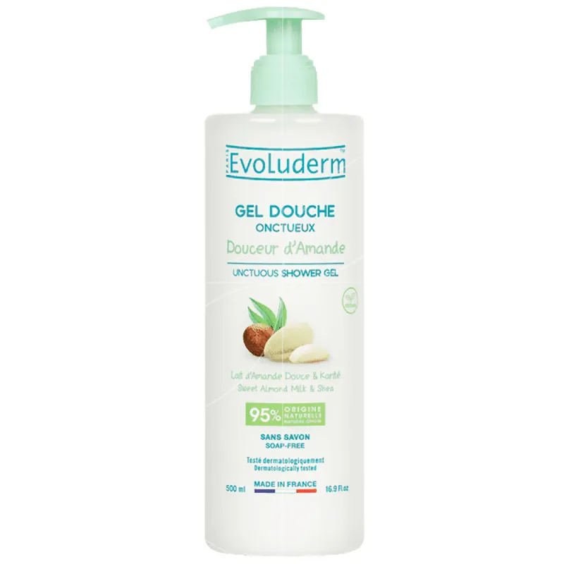 Gel de dus cremos Douceur d'Amande, 500ml, Evoluderm — preț și oferte
