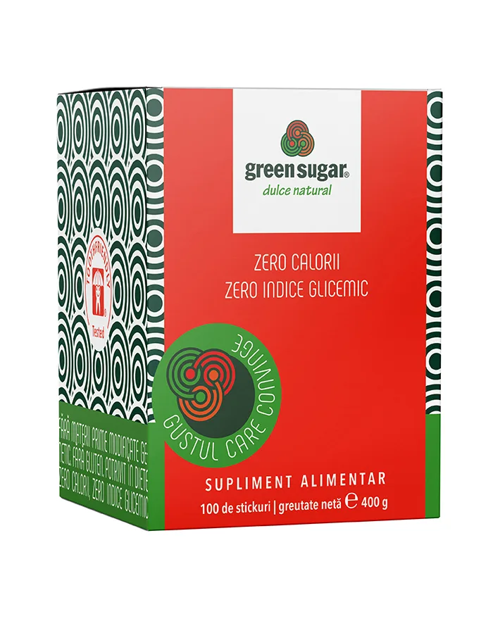 Green Sugar, 4g x 100 stickuri, Laboratoarele Remedia — preț și oferte