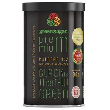 Green Sugar Premium 1:2 pulbere, 300g, Laboratoarele Remedia — preț și oferte
