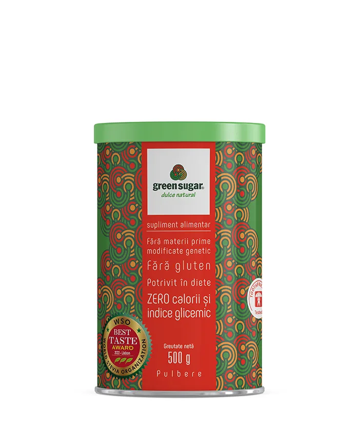 Green Sugar pulbere, 500g, Laboratoarele Remedia — preț și oferte