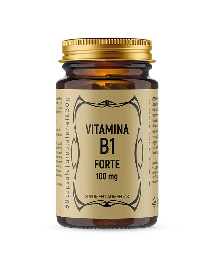 Vitamina B1, 60 capsule, Laboratoarele Remedia — preț și oferte
