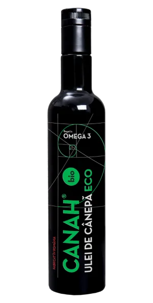 Ulei de canepa ECO, 500ml, Canah