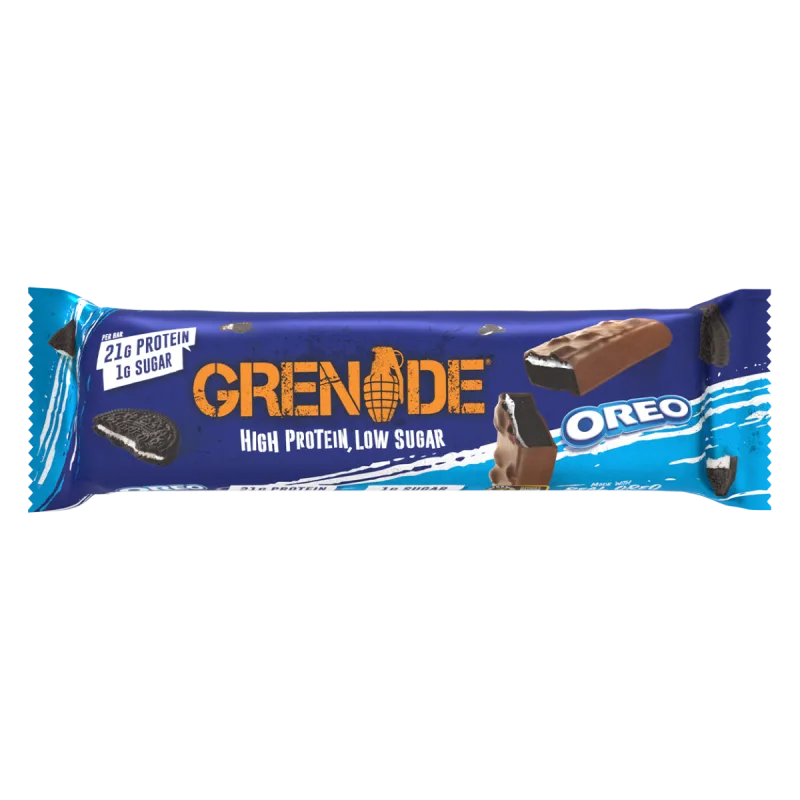Baton proteic cu aroma de biscuiti oreo, 60g, Grenade — preț și oferte