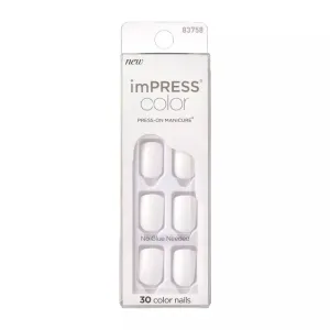 Unghii false imPress Frosting, 30 bucati, Kiss