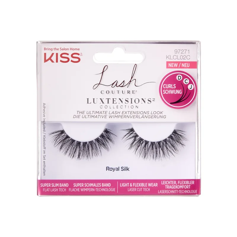 Gene false Lash Couture Luxtension Royal Silk, 1 pereche, Kiss — preț și oferte