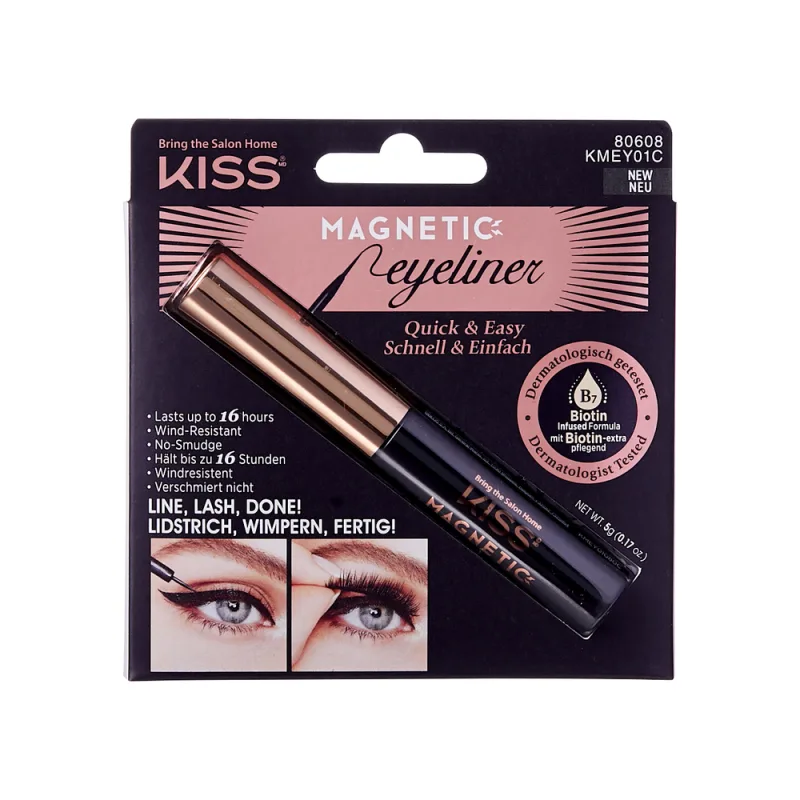 Eyeliner magnetic pentru gene false, 5g, Kiss — preț și oferte