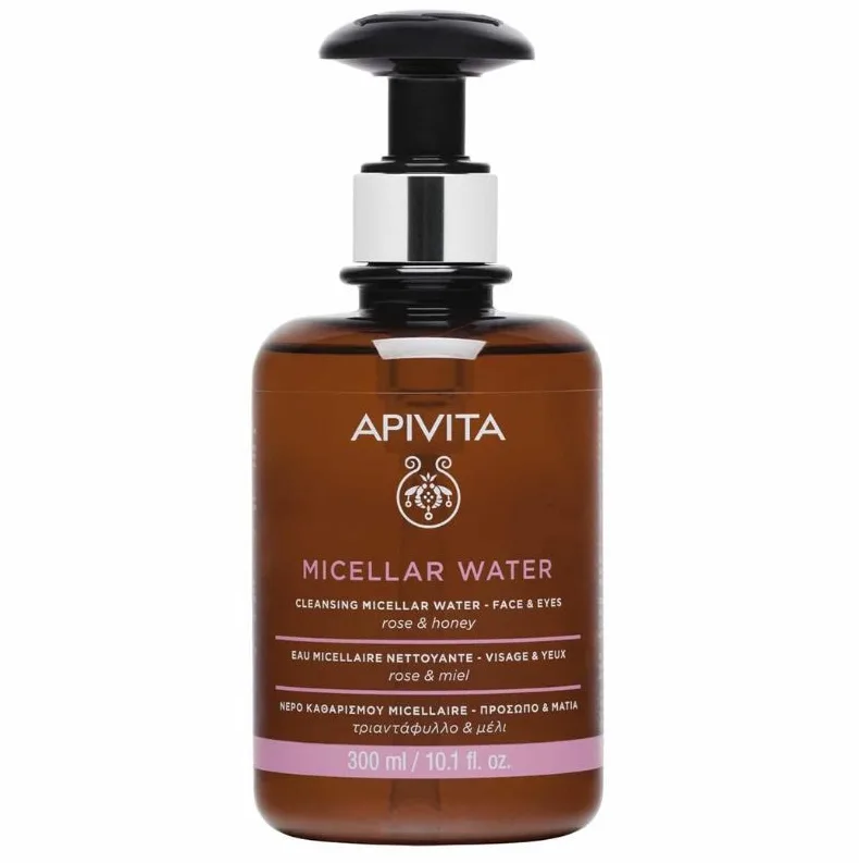 Apivita Apa micelara cu trandafir si miere, 200ml — preț și oferte