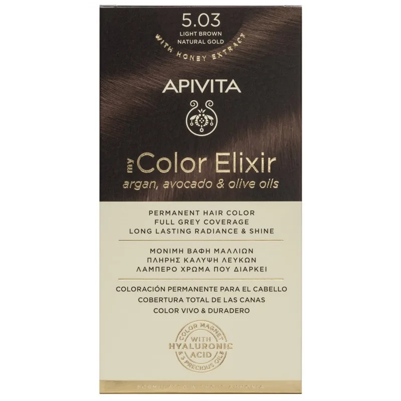 Apivita My Color Elixir Vopsea de par, N5.03 — preț și oferte
