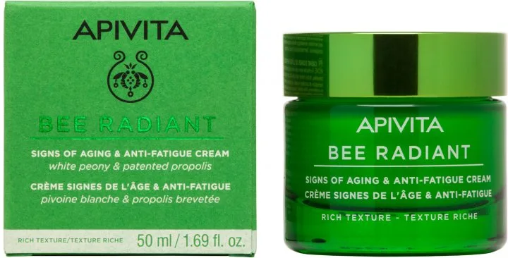 Apivita Crema pentru fata anti-imbatranire si fermitate Rich Bee Radiant, 50ml — preț și oferte