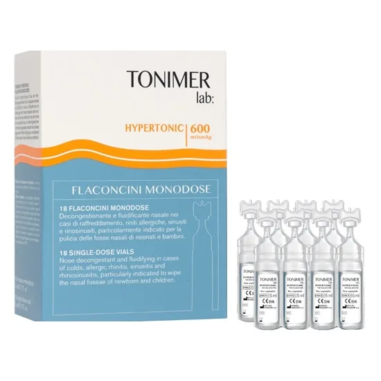 Apa de mare hipertonica, 5ml x 18 flacoane, Tonimer Lab — preț și oferte