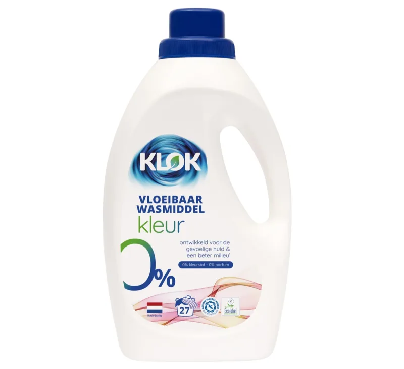 Detergent lichid pentru rufe colorate, 27 spalari, Klok — preț și oferte