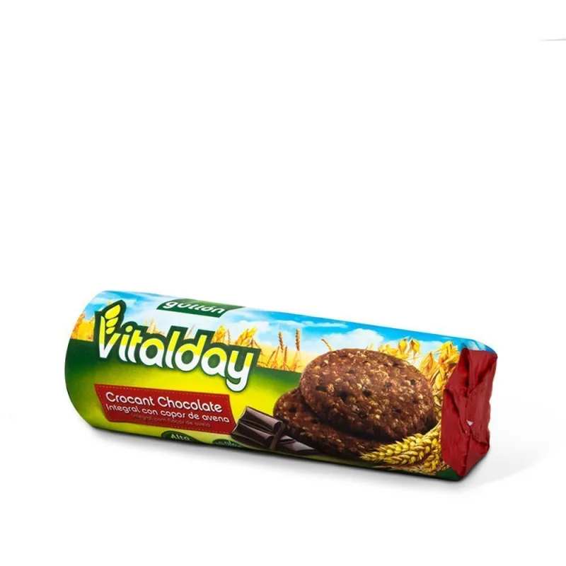 Biscuiti ciocolata integrala crocanta cu fulgi de ovaz, 280g, Gullon — preț și oferte